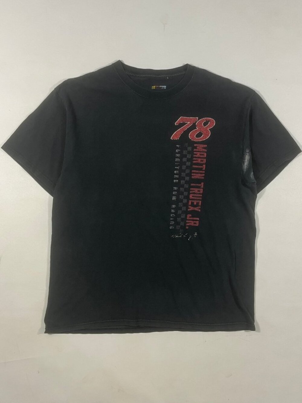 Vintage NASCAR Martin Truex Jr #78 Furniture Row Racing Black Graphic Tee